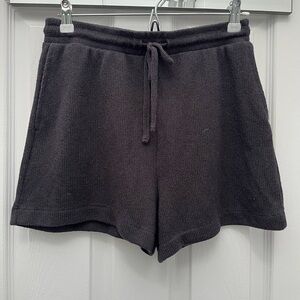 H&M Charcoal Knit Shorts